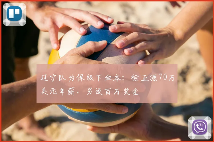 辽宁队为保级下血本：徐正源70万美元年薪，另设百万奖金